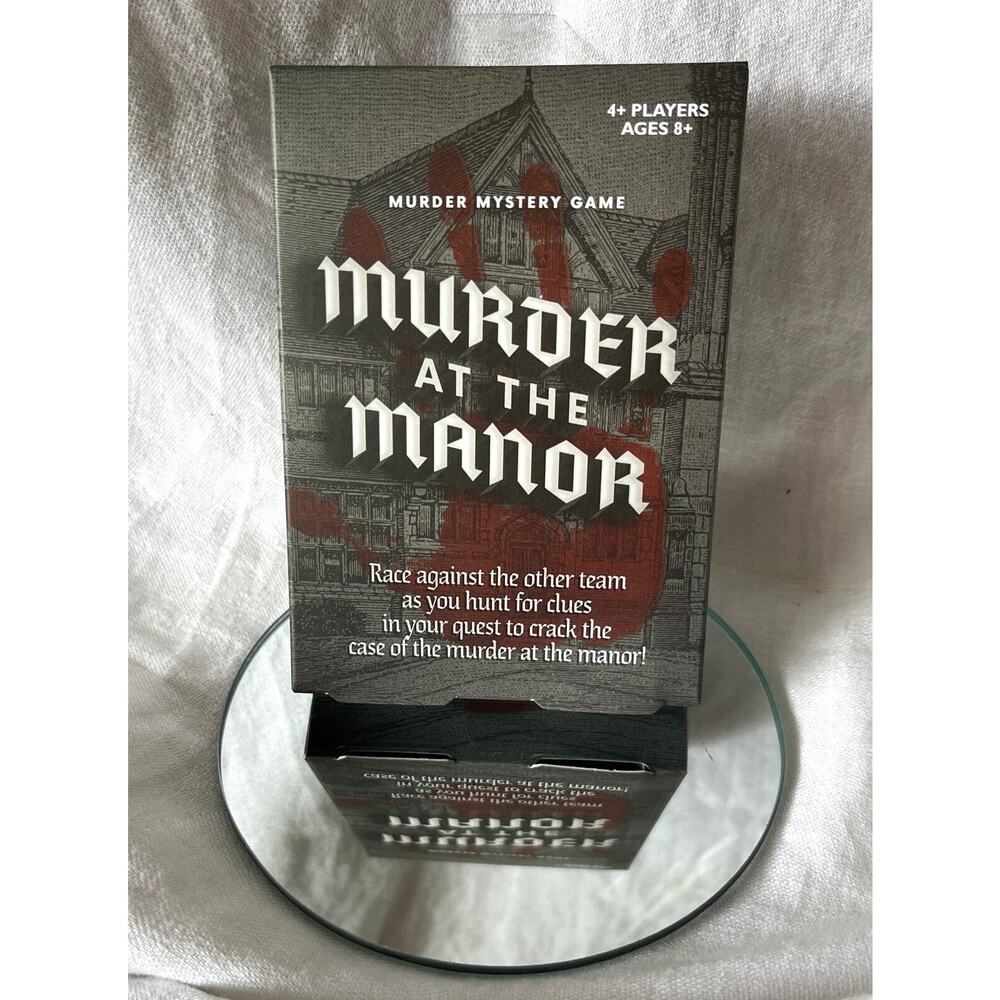 Murder At The Manor Mystery Card Game-NEW